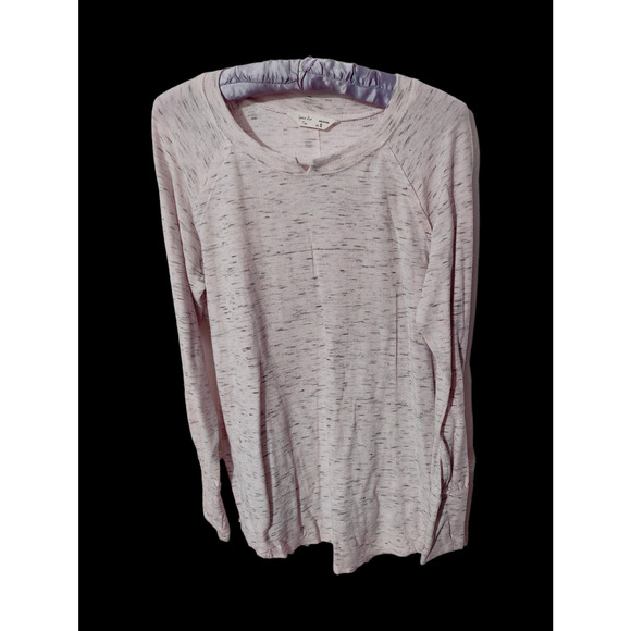 Spring Mercer Space Dye Tee Womens Top S Raglan Long Sleeve Thumb Holes - Picture 1 of 7